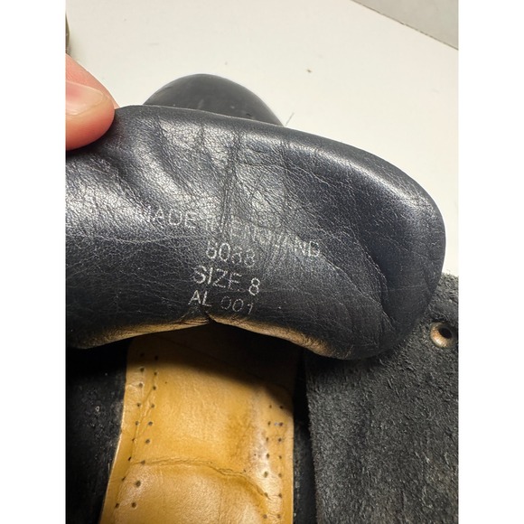 Dr. Martens 8088 Vintage Made in England Black Leather Monkey Boots Mens 8